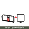 VIJIM VL81 3200k-5600K 850LM 6.5W Dimmable Mini LED Video Light Smartphone SLR Camera Rechargable Vlog Fill Light | Vimost Shop.