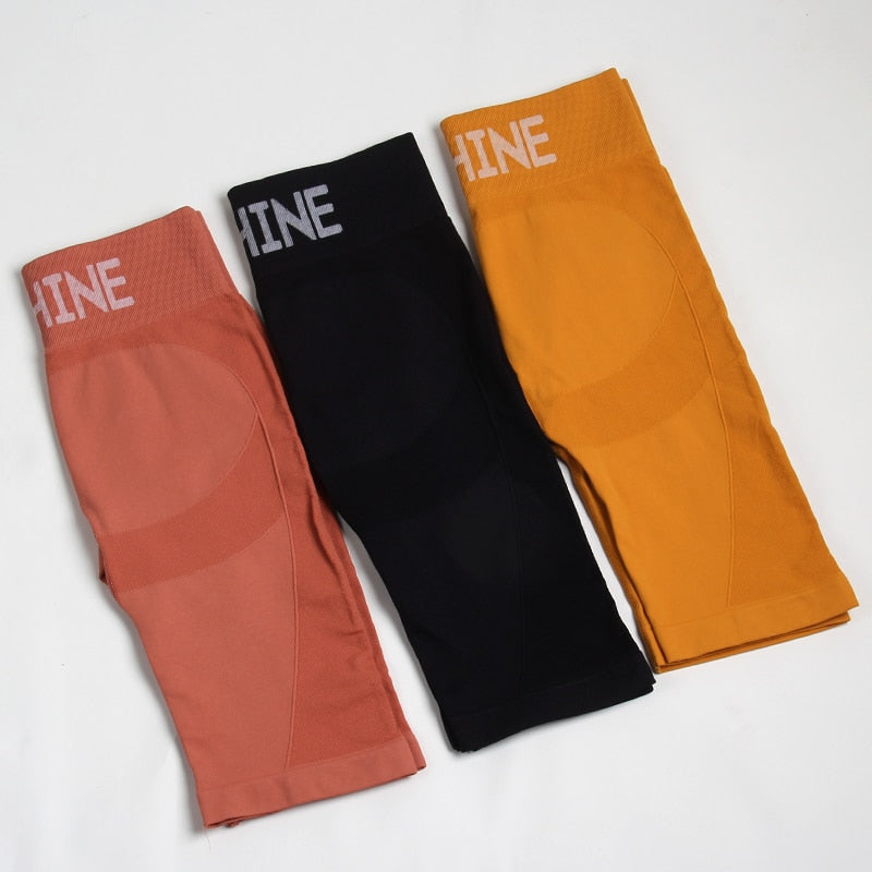 Women High Waist Energy Seamless Yoga Shorts Push Up Hip Gym Shorts Fitness Sports Leggings Compression Pants Women | Vimost Shop.