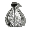 New Spring men Bright Leather Jacket Hooded Multi-pocket Fashion Design Men's Jackets and Coats Clothes Big Size 4XL 5XL | Vimost Shop.