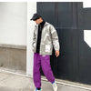 New Spring men Bright Leather Jacket Hooded Multi-pocket Fashion Design Men's Jackets and Coats Clothes Big Size 4XL 5XL | Vimost Shop.