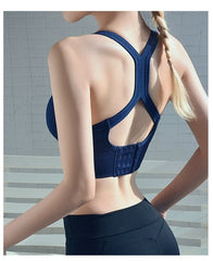 Sexy Sports Bra Solid Back Yoga Tank Top Women Fitness Dry Vest
