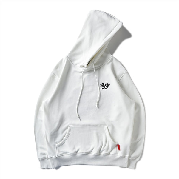 Embroidery Japanese Wind Thunder Devil Hoodie Streetwear Harajuku Hip Hop Chinese Style Hooded Sweatshirts Men Oversize | Vimost Shop.