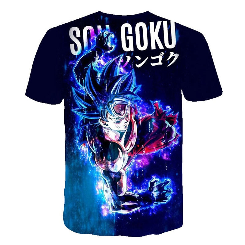 New Dragon Ball Z T Shirts Mens Summer 3D Print Super Saiyan Goku Black Zamasu Vegeta Dragonball Casual Tee Shirt tops Tee | Vimost Shop.