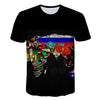Retro Federal Republic of Germany Flag T-shirt Men/Women Couple Lovers Models Fashion Short sleeve Round neck T-shirt | Vimost Shop.