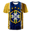 Retro Federal Republic of Germany Flag T-shirt Men/Women Couple Lovers Models Fashion Short sleeve Round neck T-shirt | Vimost Shop.