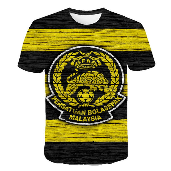 Retro Federal Republic of Germany Flag T-shirt Men/Women Couple Lovers Models Fashion Short sleeve Round neck T-shirt | Vimost Shop.