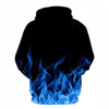 Red flame basketball/hoodie 3D sweatshirt blue flame men's and women's hoodies summer and fall street hoodies | Vimost Shop.