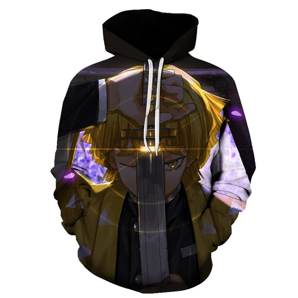 Men Women Anime Demon Slayer: Kimetsu no Yaiba Hoodie Cosplay Costume Sweatshirts Unisex Cartoon Pullover Autumn Casual Clothing | Vimost Shop.