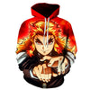 Men Women Anime Demon Slayer: Kimetsu no Yaiba Hoodie Cosplay Costume Sweatshirts Unisex Cartoon Pullover Autumn Casual Clothing | Vimost Shop.