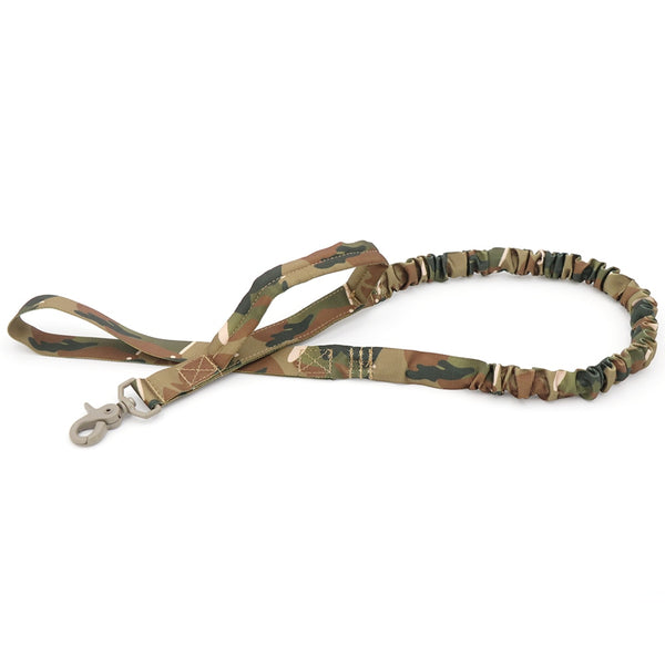 Military Tactical Dog Leash 2 Handle Quick Release Elastic Bungee Leads Rope Dog Training Leashes For Small Large Dogs | Vimost Shop.