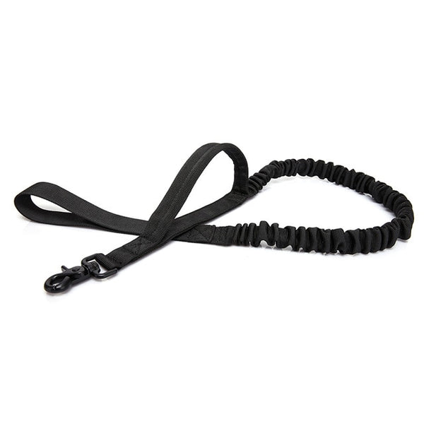 Military Tactical Dog Leash 2 Handle Quick Release Elastic Bungee Leads Rope Dog Training Leashes For Small Large Dogs | Vimost Shop.