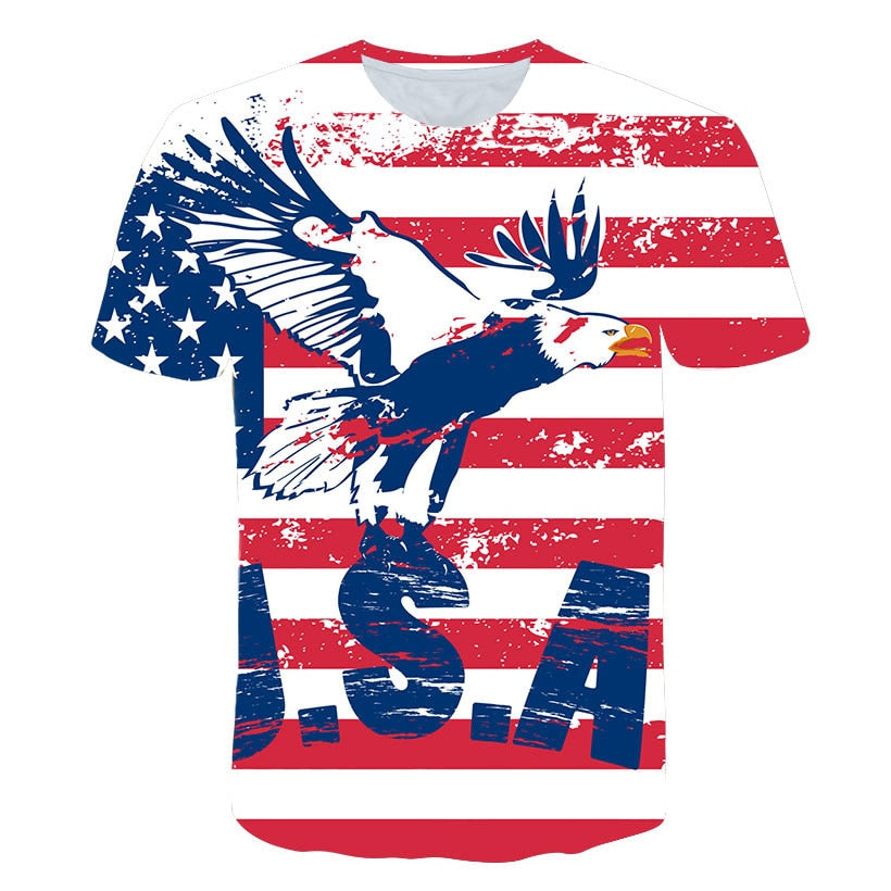 Flag Printing 3D Red maple Tshirt Men Fashion Short Sleeve Summer T-shirts Casual Canada Flag | Vimost Shop.