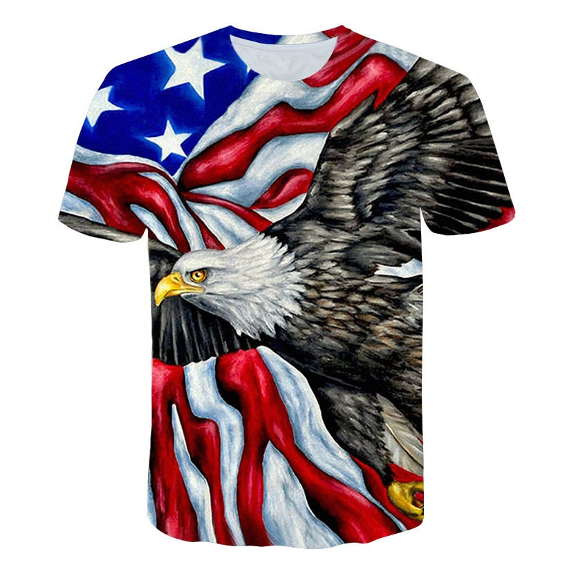 Flag Printing 3D Red maple Tshirt Men Fashion Short Sleeve Summer T-shirts Casual Canada Flag | Vimost Shop.