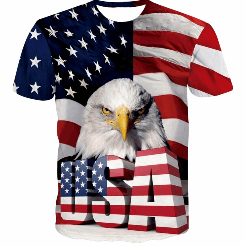 Flag Printing 3D Red maple Tshirt Men Fashion Short Sleeve Summer T-shirts Casual Canada Flag | Vimost Shop.
