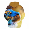 3D Print Flame Tiger Hoodie Men Sweatshirt Men Women Hoodies Plus Size Pullover Novelty 6XL Casual Animal Coats | Vimost Shop.
