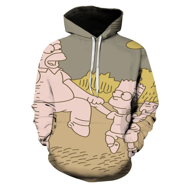 Simpson And his Son Anime Hoodie Series Men / Women Autumn and Winter Sweatshirt Hoodies | Vimost Shop.