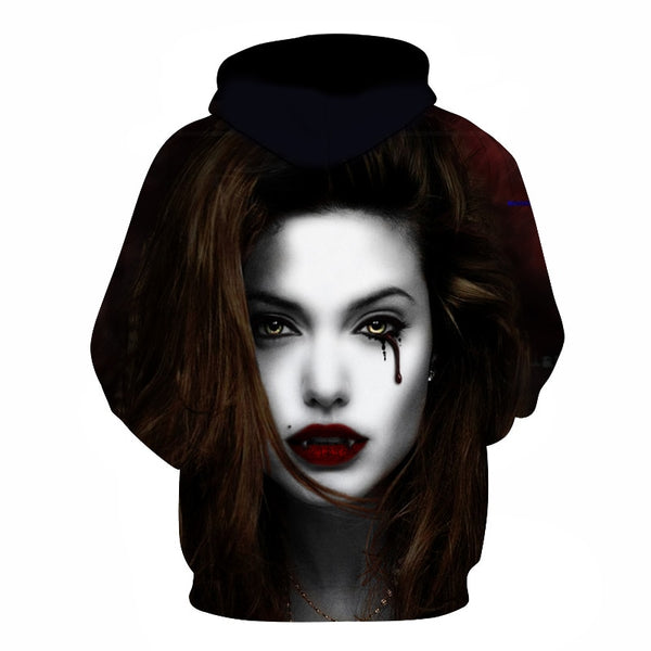 3D Print Wound Horror Blood Hoodies Sweatshirts Women Men I'M FINE Letter Hoodie Jumper Tracksuit Pullover Cosplay Women Tops | Vimost Shop.