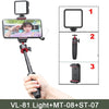 VIJIM VL81 3200k-5600K 850LM 6.5W Dimmable Mini LED Video Light Smartphone SLR Camera Rechargable Vlog Fill Light | Vimost Shop.