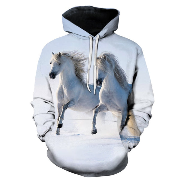 Horse Win Instant Success 3D Print Hoodies Interesting implication Animal Design Men Women Streetwear Pullover Casual Sweatshirt | Vimost Shop.