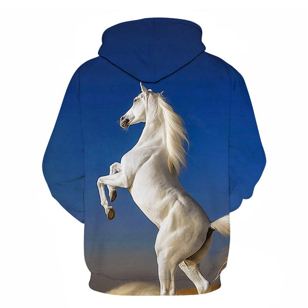 Horse Win Instant Success 3D Print Hoodies Interesting implication Animal Design Men Women Streetwear Pullover Casual Sweatshirt | Vimost Shop.