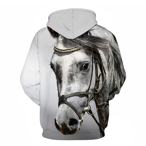 Horse Win Instant Success 3D Print Hoodies Interesting implication Animal Design Men Women Streetwear Pullover Casual Sweatshirt | Vimost Shop.