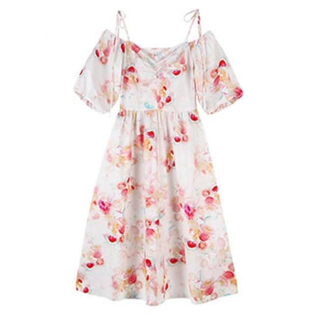 Puff Sleeve Ruffles Ruched French Retro Campanulaceae Smoky DRESS Square Collar Waist Slim Temperament Dress | Vimost Shop.
