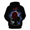 Horror Movie IT Clown 3D Print Hoodie Funny Pullover joker sweatshirt Hip Hop Sudadera hombre coat winter jacket men harajuku | Vimost Shop.