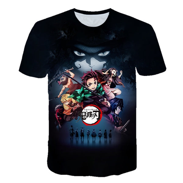 0 Ghost Blade 3D T-Shirt Men funny t shirts Fashion Hip Hop Women Demon Slayer Summer child Print Streetwear T-Shirt tops | Vimost Shop.