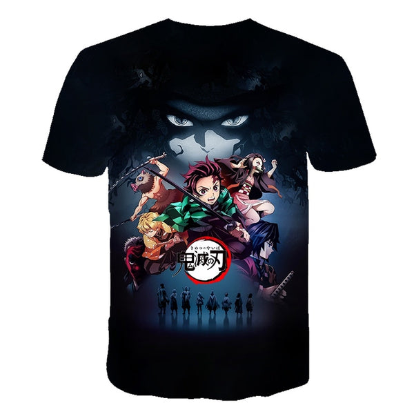 0 Ghost Blade 3D T-Shirt Men funny t shirts Fashion Hip Hop Women Demon Slayer Summer child Print Streetwear T-Shirt tops | Vimost Shop.
