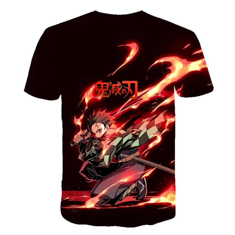 0 Ghost Blade 3D T-Shirt Men funny t shirts Fashion Hip Hop Women Demon Slayer Summer child Print Streetwear T-Shirt tops | Vimost Shop.
