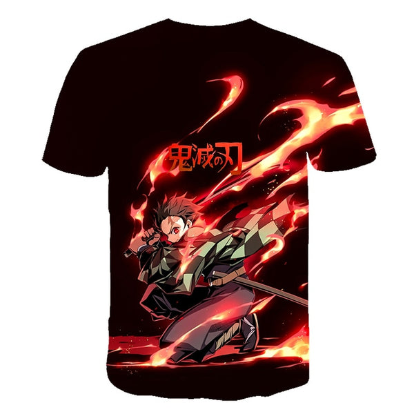 0 Ghost Blade 3D T-Shirt Men funny t shirts Fashion Hip Hop Women Demon Slayer Summer child Print Streetwear T-Shirt tops | Vimost Shop.