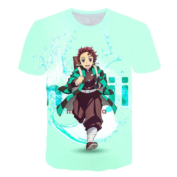 0 Ghost Blade 3D T-Shirt Men funny t shirts Fashion Hip Hop Women Demon Slayer Summer child Print Streetwear T-Shirt tops | Vimost Shop.
