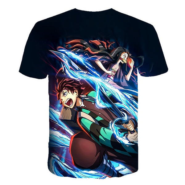 0 Ghost Blade 3D T-Shirt Men funny t shirts Fashion Hip Hop Women Demon Slayer Summer child Print Streetwear T-Shirt tops | Vimost Shop.