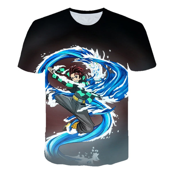 0 Ghost Blade 3D T-Shirt Men funny t shirts Fashion Hip Hop Women Demon Slayer Summer child Print Streetwear T-Shirt tops | Vimost Shop.