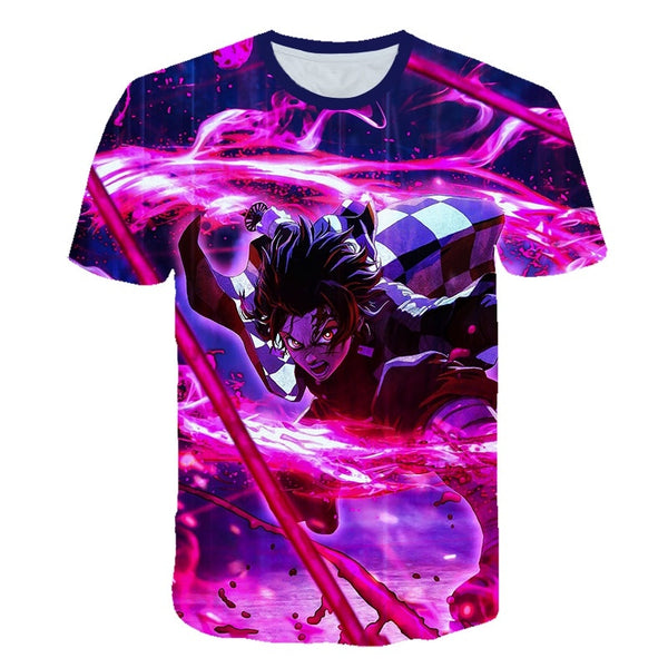 0 Ghost Blade 3D T-Shirt Men funny t shirts Fashion Hip Hop Women Demon Slayer Summer child Print Streetwear T-Shirt tops | Vimost Shop.