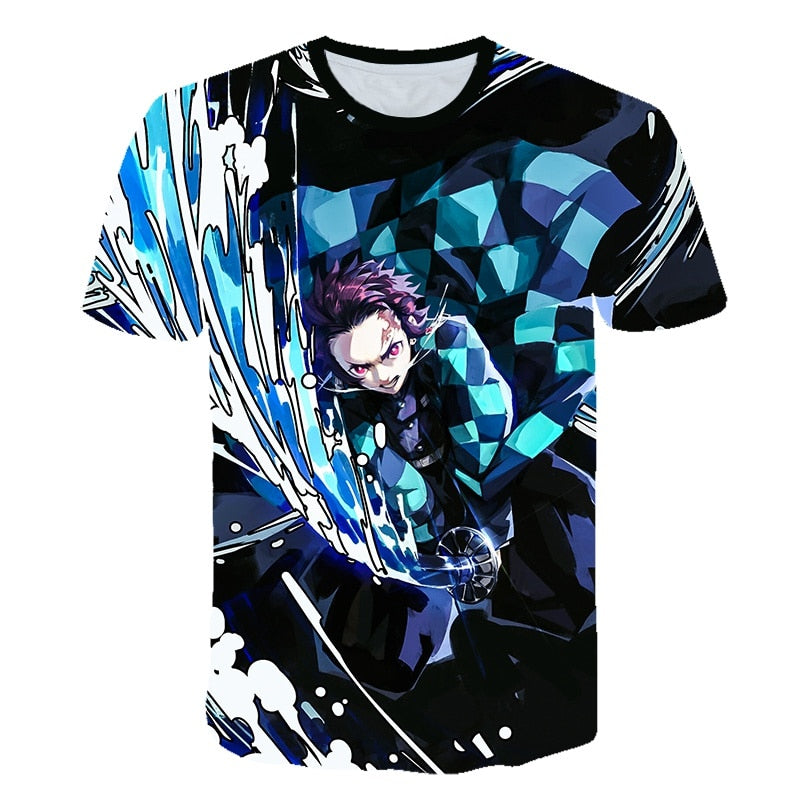 0 Ghost Blade 3D T-Shirt Men funny t shirts Fashion Hip Hop Women Demon Slayer Summer child Print Streetwear T-Shirt tops | Vimost Shop.