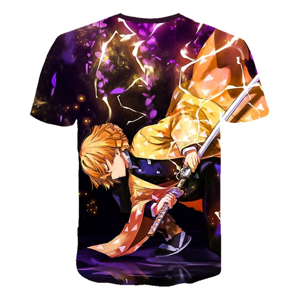0 Ghost Blade 3D T-Shirt Men funny t shirts Fashion Hip Hop Women Demon Slayer Summer child Print Streetwear T-Shirt tops | Vimost Shop.