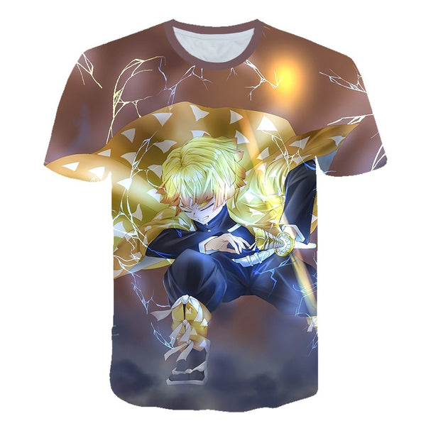 0 Ghost Blade 3D T-Shirt Men funny t shirts Fashion Hip Hop Women Demon Slayer Summer child Print Streetwear T-Shirt tops | Vimost Shop.