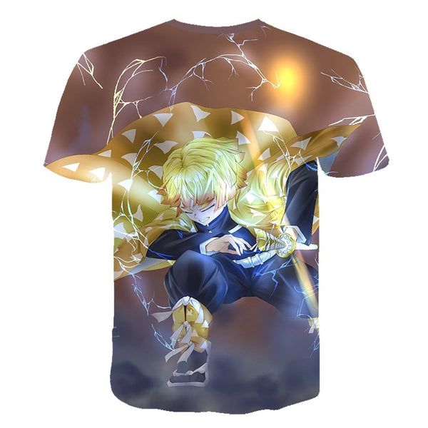 0 Ghost Blade 3D T-Shirt Men funny t shirts Fashion Hip Hop Women Demon Slayer Summer child Print Streetwear T-Shirt tops | Vimost Shop.