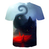 Night cat lady T-shirt women's short sleeves top 3d harajuku Tees top plus size animal T-shirt t shirt women | Vimost Shop.