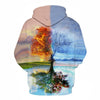 Weeds Sweatshirt Men / Women 3d Hoodies Print green leaves color pattern Slim Unisex Slim Stylish Hooded | Vimost Shop.