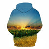 Weeds Sweatshirt Men / Women 3d Hoodies Print green leaves color pattern Slim Unisex Slim Stylish Hooded | Vimost Shop.