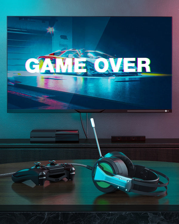 Gaming Headset with Microphone 7.1 Surround Sound Noise Isolating Game Wired Headphones Gamer for PC for PS4 | Vimost Shop.