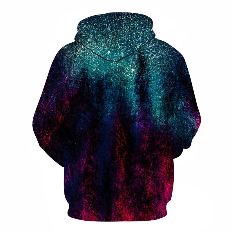 Milky Way series Men/Women 3D Sweatshirts Print Milk Space Galaxy Hooded Hoodies Unisex Tops Harajuku Pullover Pocket | Vimost Shop.