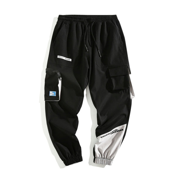 Streetwear Hip Hop Joggers Men Korean Style Harem Pants Men Casual Cargo Pants Fashion Black Men Trousers | Vimost Shop.