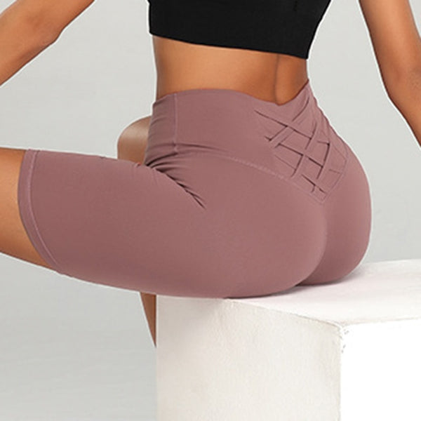 High Waist Sport Gym Yoga Shorts Women Quick Dry Workout Biker Shorts Fitness  Running Tights Seamless Trousers | Vimost Shop.