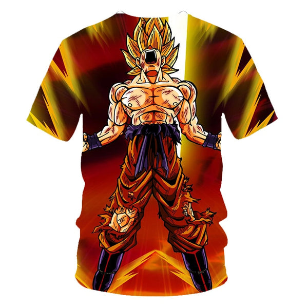 New Arrival Cool Goku Dragon Ball Z 3d T Shirt Summer Fashionable Short Sleeve Tee Tops Men Anime DBZ Harajuku T-Shirts Kid | Vimost Shop.