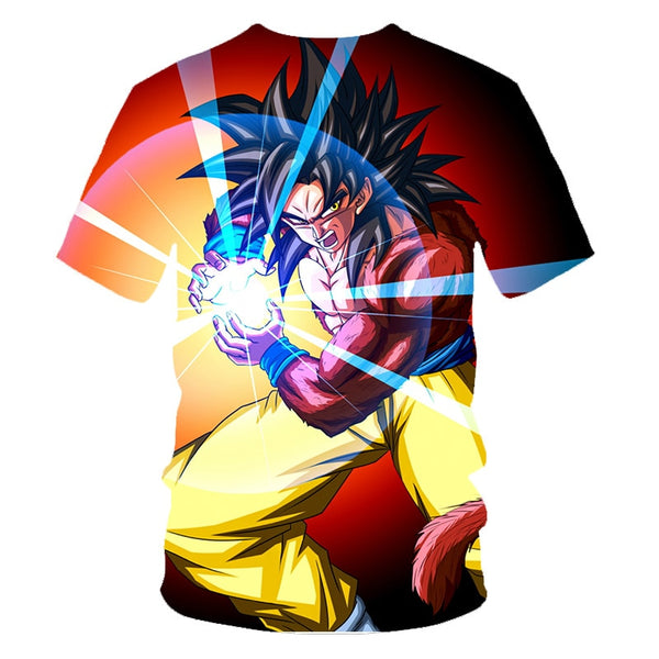 New Arrival Cool Goku Dragon Ball Z 3d T Shirt Summer Fashionable Short Sleeve Tee Tops Men Anime DBZ Harajuku T-Shirts Kid | Vimost Shop.