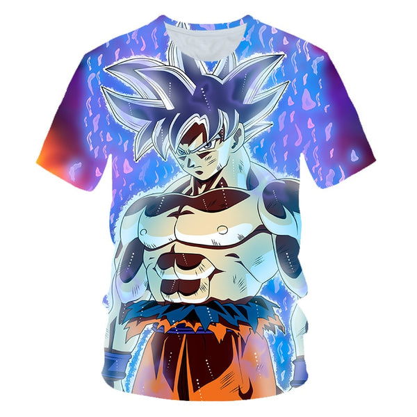 New Arrival Cool Goku Dragon Ball Z 3d T Shirt Summer Fashionable Short Sleeve Tee Tops Men Anime DBZ Harajuku T-Shirts Kid | Vimost Shop.