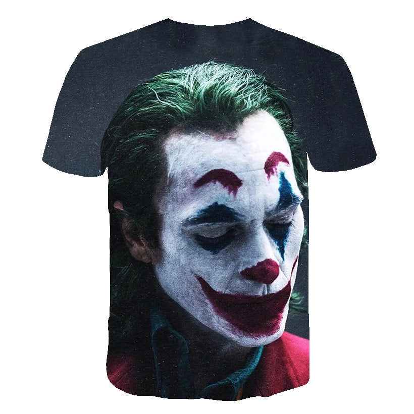 Hot Sale Clown T Shirt Men/women Joker Face 3D Printed Terror Fashion T-shirts Cool Character joker Harajuku Clothing | Vimost Shop.